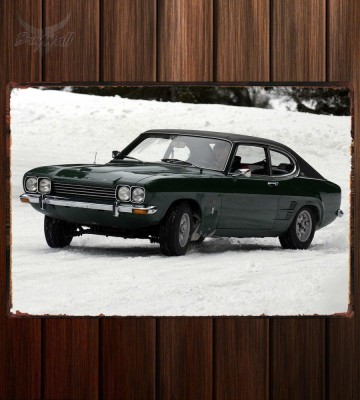 Металлическая табличка Ford Capri 3000GT 4x4 Prototype (MkI)